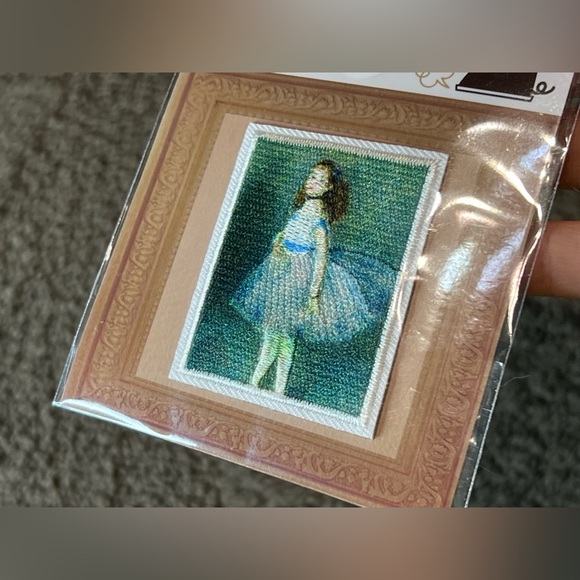 Fine Art The Dancer Iron-On Patch Wappen Embroider Museum Pierre-Auguste Renoir - Picture 5 of 7
